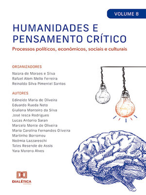 cover image of Humanidades e pensamento crítico, Volume 8